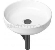 Раковина Lavinia Boho Bathroom Sink Slim 21520190 с сифоном и донным клапаном, черный матовый