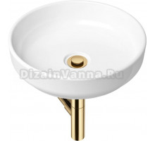 Раковина Lavinia Boho Bathroom Sink Slim 21520191 с сифоном и донным клапаном, золото