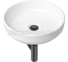 Раковина Lavinia Boho Bathroom Sink Slim 21520199 с сифоном и донным клапаном, черный матовый