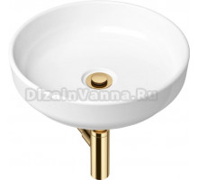 Раковина Lavinia Boho Bathroom Sink Slim 21520201 с сифоном и донным клапаном, золото