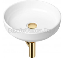 Раковина Lavinia Boho Bathroom Sink Slim 21520202 с сифоном и донным клапаном, золото