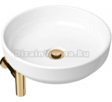 Раковина Lavinia Boho Bathroom Sink Slim 21520211 с сифоном и донным клапаном, золото