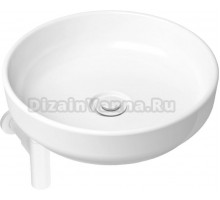 Раковина Lavinia Boho Bathroom Sink Slim 21520215 с сифоном и донным клапаном, белый матовый