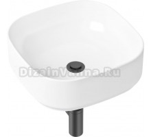 Раковина Lavinia Boho Bathroom Sink Slim 21520223 с сифоном и донным клапаном, черный матовый