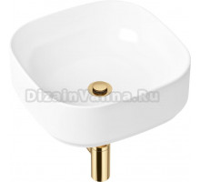 Раковина Lavinia Boho Bathroom Sink Slim 21520225 с сифоном и донным клапаном, золото