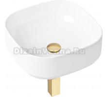 Раковина Lavinia Boho Bathroom Sink Slim 21520236 с сифоном и донным клапаном, золото