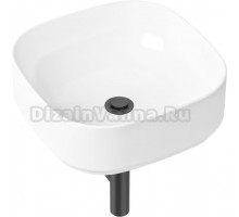 Раковина Lavinia Boho Bathroom Sink Slim 21520243 с сифоном и донным клапаном, черный матовый