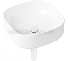 Раковина Lavinia Boho Bathroom Sink Slim 21520250 с сифоном и донным клапаном, белый матовый