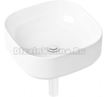 Раковина Lavinia Boho Bathroom Sink Slim 21520259 с сифоном и донным клапаном, белый матовый