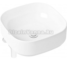 Раковина Lavinia Boho Bathroom Sink Slim 21520269 с сифоном и донным клапаном, белый матовый