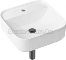 Раковина Lavinia Boho Bathroom Sink Slim 21520277 с сифоном и донным клапаном, черный матовый