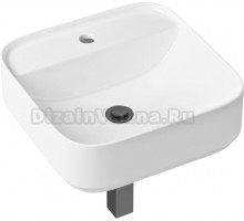 Раковина Lavinia Boho Bathroom Sink Slim 21520287 с сифоном и донным клапаном, черный матовый