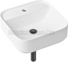 Раковина Lavinia Boho Bathroom Sink Slim 21520297 с сифоном и донным клапаном, черный матовый