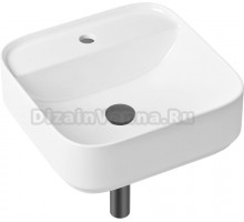 Раковина Lavinia Boho Bathroom Sink Slim 21520308 с сифоном и донным клапаном, черный матовый