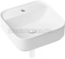 Раковина Lavinia Boho Bathroom Sink Slim 21520314 с сифоном и донным клапаном, белый матовый