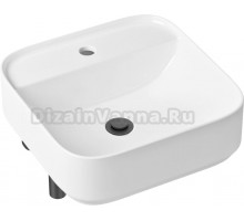 Раковина Lavinia Boho Bathroom Sink Slim 21520317 с сифоном и донным клапаном, черный матовый