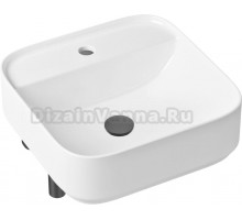 Раковина Lavinia Boho Bathroom Sink Slim 21520318 с сифоном и донным клапаном, черный матовый