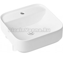 Раковина Lavinia Boho Bathroom Sink Slim 21520323 с сифоном и донным клапаном, белый матовый