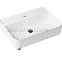 Раковина Lavinia Boho Bathroom Sink Slim 21520371 с сифоном и донным клапаном, черный матовый