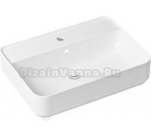 Раковина Lavinia Boho Bathroom Sink Slim 21520377 с сифоном и донным клапаном, белый матовый