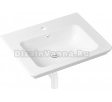 Раковина Lavinia Boho Bathroom Sink Slim 21520391 с сифоном и донным клапаном, белый матовый