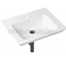 Раковина Lavinia Boho Bathroom Sink Slim 21520405 с сифоном и донным клапаном, черный матовый