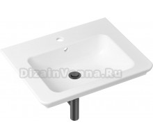 Раковина Lavinia Boho Bathroom Sink Slim 21520415 с сифоном и донным клапаном, черный матовый