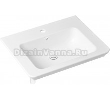 Раковина Lavinia Boho Bathroom Sink Slim 21520431 с сифоном и донным клапаном, белый матовый