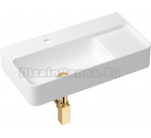 Раковина Lavinia Boho Bathroom Sink Slim 21520506 с сифоном и донным клапаном, золото