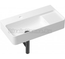 Раковина Lavinia Boho Bathroom Sink Slim 21520514 с сифоном и донным клапаном, черный матовый