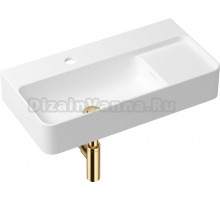 Раковина Lavinia Boho Bathroom Sink Slim 21520526 с сифоном и донным клапаном, золото