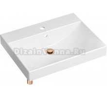 Раковина Lavinia Boho Bathroom Sink 21520592 с сифоном и донным клапаном, розовое золото