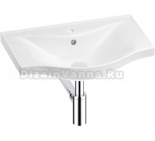 Раковина Wellsee Bisou 201001601 55, с сифоном, хром