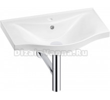 Раковина Wellsee Bisou 201001611 55, с сифоном, хром