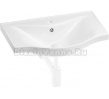 Раковина Wellsee Bisou 201001660 65, с сифоном, матовый белый