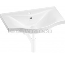 Раковина Wellsee Bisou 201001670 65, с сифоном, матовый белый