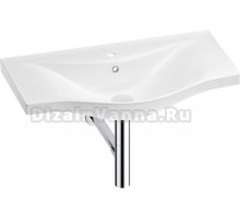 Раковина Wellsee Bisou 201001686 75, с сифоном, хром