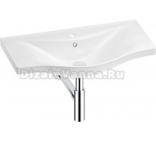 Раковина Wellsee Bisou 201001691 75, с сифоном, хром