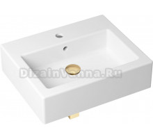 Раковина Lavinia Boho Bathroom Sink 21520669 с сифоном и донным клапаном, золото