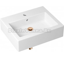Раковина Lavinia Boho Bathroom Sink 21520690 с сифоном и донным клапаном, розовое золото