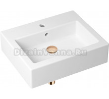 Раковина Lavinia Boho Bathroom Sink 21520691 с сифоном и донным клапаном, розовое золото