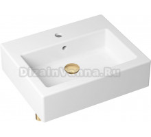Раковина Lavinia Boho Bathroom Sink 21520699 с сифоном и донным клапаном, золото
