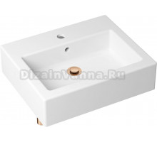 Раковина Lavinia Boho Bathroom Sink 21520700 с сифоном и донным клапаном, розовое золото
