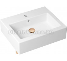 Раковина Lavinia Boho Bathroom Sink 21520701 с сифоном и донным клапаном, розовое золото