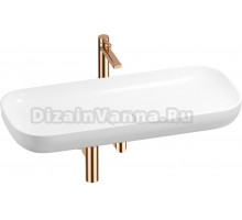 Комплект Wellsee Croquis 201002064 белый глянцевый, розовое золото, 4 в 1