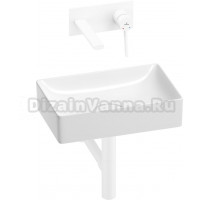 Комплект Wellsee Pure BY 201002570 С ВНУТРЕННЕЙ ЧАСТЬЮ, глянцевый белый, матовый белый, 4 в 1