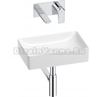 Комплект Wellsee Pure BY 201002576 С ВНУТРЕННЕЙ ЧАСТЬЮ, глянцевый белый, хром, 4 в 1