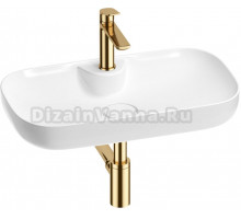 Комплект Wellsee Croquis 2.0 201002078 белый глянцевый, золото, 4 в 1