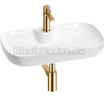 Комплект Wellsee Croquis 2.0 201002083 белый глянцевый, золото, 4 в 1