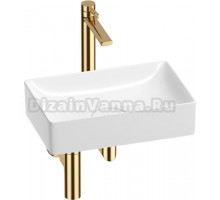 Комплект Wellsee Pure BY 201002588 глянцевый белый, золото, 4 в 1